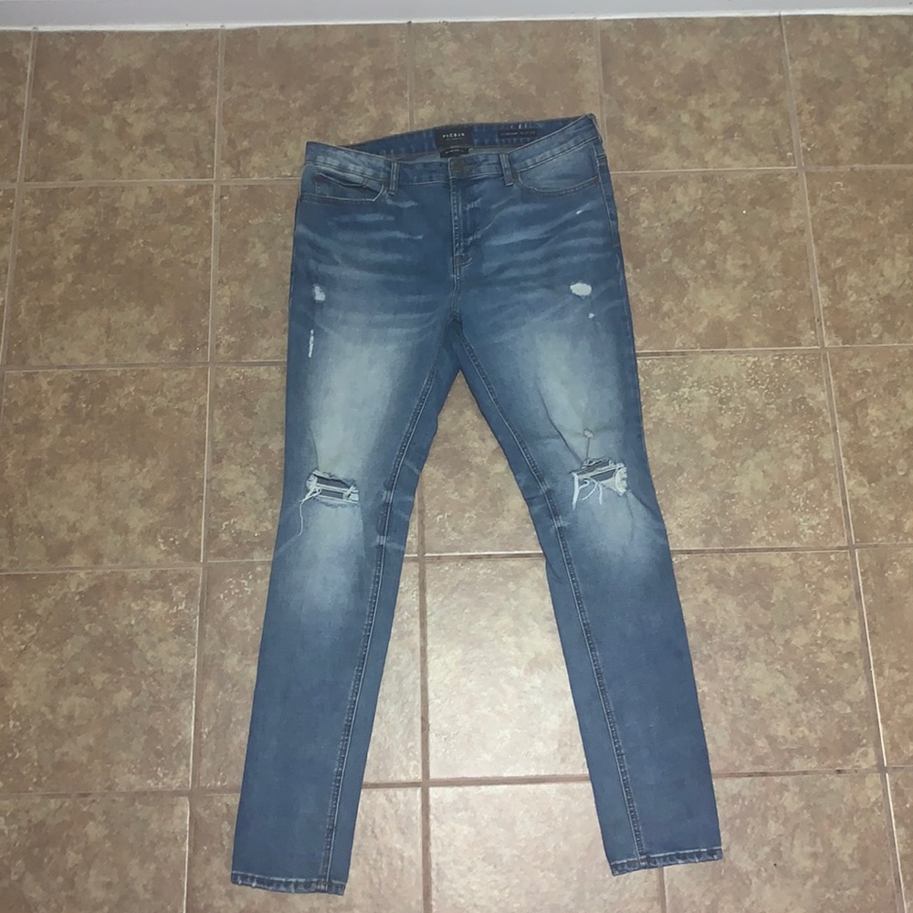 PacSun stacked skinny jeans